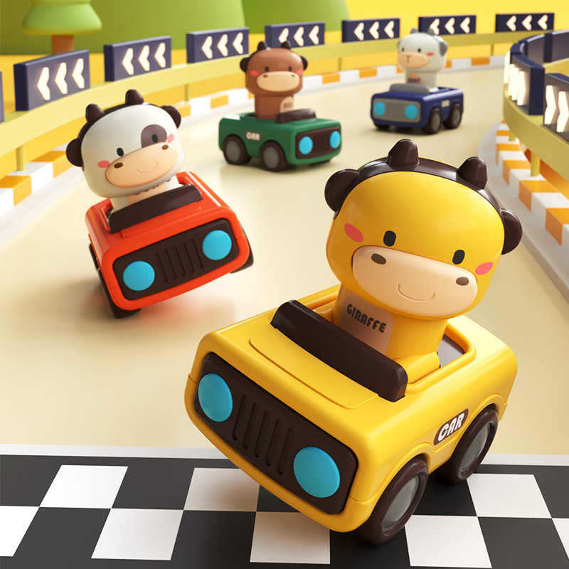 Kids Toys Learning - Игрушечная машинка-каталка в виде животного, прочные